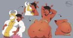 2026 abdominal_bulge anthro antlers armpit_hair asgore_dreemurr beard belly belly_grab belly_hair big_belly blonde_hair body_hair boss_monster_(undertale) bovid caprine chest_hair clothed clothing deer deltarune digestion digestion_noises duo facial_hair fatal_vore goat goatee grabbing_from_behind grey_background groan hair hands_behind_back hi_res horn licking licking_lips male male/male mammal new_world_deer nude oral_vore overweight reindeer rudolph_holiday rumbling_stomach simple_background size_difference skinny skinny_male sloshing_belly smaller_pred smile tongue tongue_out topless undertale_(series) vore weight_gain zopilotemenu