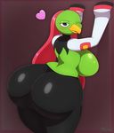  &lt;3 2017 absurd_res anthro avian big_breasts big_butt blush breasts butt feathered_wings feathers female hi_res huge_breasts huge_butt looking_at_viewer miso_souperstar nintendo nude one_eye_closed pok&eacute;mon pok&eacute;mon_(species) pussy red_eyes side_boob simple_background solo thick_thighs video_games voluptuous wide_hips wings wink xatu 