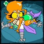 animated anthro ass_to_face avian big_breasts big_butt bikini bimbo_anthro bird bottomwear breasts butt butt_squish clothed clothing darcy_(insaniousjaydonius) digital_media_(artwork) doctor duo facesitting female footwear happy hat headgear headwear high-angle_view high_heels huge_breasts huge_butt impact_lines insaniousjaydonius lipstick loop makeup male male/female medical nurse owl pixel_(artwork) pixel_animation potoo shoes sitting sitting_on_another skirt squish swimwear tail thick_thighs two-piece_swimsuit