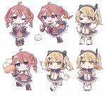  >_o 15tsugai 2girls :t a.i._voice adachi_rei arm_up arm_warmers bamboo_steamer black_arm_warmers black_dress black_hairband black_shoes chasing commentary_request detached_sleeves dress drill_hair earphones eating food food_in_mouth fork frilled_dress frills fruit furrowed_brow garter_straps hair_ornament hair_ribbon hairband hairclip hand_on_own_hip hand_up headlamp highres holding holding_bamboo_steamer holding_fork holding_plate kasane_teto leg_warmers lemon lemon_slice multiple_girls nise_chuugokugo_(utau) one_eye_closed orange_eyes orange_hair orange_trim own_hands_together parted_lips plate pointing puffy_cheeks radio_antenna red_eyes red_hair red_shoes red_tabard red_trim ribbon running shoes short_hair short_sleeves simple_background steamed_bun sweatdrop tabard thigh_strap twin_drills utau v vest white_background white_leg_warmers white_ribbon white_vest 