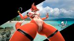  2026 3d_(artwork) absurd_res animatronic anthro anus areola beach big_breasts breasts canid canine crossgender day digital_media_(artwork) eye_patch eyewear female five_nights_at_freddy's fox foxy_(fnaf) fur genitals grin grinning_at_viewer hair hi_res hook hook_hand inner_ear_fluff lips looking_at_viewer machine mammal mixed_media mtf_crossgender navel nipple_dip nipples outside photo_background photography_(artwork) pink_areola pink_nipples red_body red_fur red_hair robot robot_anthro scottgames sharp_teeth short_hair smile smiling_at_viewer solo source_filmmaker_(artwork) tail teeth thick_lips tuft vulva watermark wide_hips yellow_eyes zelyonka 