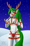  2017 antlers bdsm bulge candy candy_cane christmas clothing collar equine fan_character food friendship_is_magic harness holidays horn jockstrap male mammal my_little_pony quakehoof underwear unicorn 