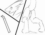  animated anthro blush butt digital_media_(artwork) drooling edging erection feathers fiaskers fur joel_(fiaskers) line_art loop male nude open_mouth orgasm_denial penis precum saliva shaking shivering simple_background solo tapering_penis trembling 