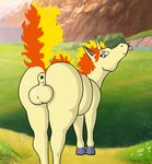  anus balls big_butt butt equine feral girly horse male mammal nintendo pok&eacute;mon pok&eacute;mon_(species) presenting rapidash theoryofstrings tongue tongue_out video_games 