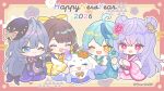  +_+ 1other 2026 4girls :d ;d ^_^ ahoge aqua_hair aqua_kimono artist_name ayakaki_(nijisanji) back_bow beret black_bow black_gloves black_hat black_kimono black_sash blue_kimono blue_sash blue_streaks blunt_bangs blush border bow braid braided_sidelocks bright_pupils brown_hair butterfly_hat_ornament camellia chibi chibi_only chibikemo closed_eyes closed_mouth colored_bangs commentary_request crossed_bangs double_bun earrings egasumi eyelashes flower gloves gradient_clothes gradient_hair gradient_kimono green_eyes grey_hair hair_between_eyes hair_bow hair_bun hair_intakes hair_ornament happy_new_year hat hat_ornament highres hug japanese_clothes jewelry kanzashi kimono kisara_(nijisanji) kozue_mone long_hair long_sleeves low-tied_long_hair lunlun_(nijisanji) mole mole_under_eye multicolored_eyes multicolored_hair multiple_girls nijisanji obi obijime one_eye_closed open_mouth outside_border parted_bangs pink_eyes pink_hair pink_kimono print_kimono purple_eyes purple_hair purple_kimono red_border sash shiga_riko short_hair sidelocks single_hair_streak smile streaked_hair striped_clothes striped_kimono tamanoi_nana tassel tassel_earrings tilted_headwear twitter_username uroko_(pattern) vertical-striped_clothes vertical-striped_kimono very_long_hair virtual_youtuber white_bow white_kimono white_pupils wide_sleeves wing_hair_ornament yanagi_(sham0o081) yellow_background yellow_bow yellow_eyes yellow_kimono 