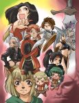  2boys 6+girls :d ^_^ adventurer_(ff11) ahoge animal_ears aqua_hair armor ass bad_id black_armor black_hair black_panties blonde_hair blush braid breasts brown_hair cat_ears cat_girl choker cleavage closed_eyes commentary_request crown_braid curtained_hair dark-skinned_female dark_knight_(final_fantasy) dark_skin dated_commentary elf elvaan final_fantasy final_fantasy_xi galka grey_hair hands_on_own_cheeks hands_on_own_face hat hat_feather headband heart heart_in_mouth holding holding_unworn_clothes holding_unworn_hat hume japanese_armor kote kurokote medium_breasts mithra_(ff11) multiple_boys multiple_girls nose_blush ojou-sama_pose one_eye_in_shadow orange_hair paladin_(final_fantasy) panties pointy_ears ponytail purple_hair ranger_(final_fantasy) red_headband red_mage_(final_fantasy) samurai_(final_fantasy) smile sword tarutaru tomotsuka_haruomi tricorne twintails underwear unworn_hat unworn_headwear weapon white_mage_(final_fantasy) 