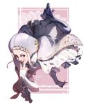  1girl absurdres blonde_hair capelet commentary escoffion fingersmile highres ingrid_(capcom) looking_at_viewer pantyhose purple_capelet red_eyes shoes solo street_fighter street_fighter_6 teppu_tora 