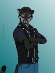  anthro clothing feline jacket male mammal solo zat_virgil zat_virgil_(character) zavir zavir_(character) 