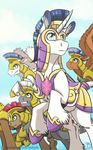  2017 armor equine friendship_is_magic galea group helmet horn horse inuhoshi-to-darkpen male mammal my_little_pony pegasus pony royal_guard_(mlp) shining_armor_(mlp) unicorn wings 