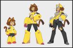  animal_ears breasts brown_hair brown_tail cat_ears cat_girl cat_tail closed_mouth colored_sclera furry furry_female gameoverse goggles goggles_on_head hand_on_own_hip kit_bodega legs_apart light_smile looking_at_viewer medium_breasts medium_hair red_eyes requin_cobalt solo tail whiskers white_background yellow_sclera 