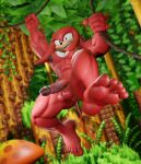 3d_(artwork) abs absurd_res angel_island anthro balls biceps big_balls big_feet big_muscles big_pecs big_penis digital_media_(artwork) echidna erection fangs feet foot_fetish foot_focus forearm_muscles genitals glans hi_res humanoid_feet humanoid_genitalia humanoid_penis knuckles_the_echidna looking_at_viewer male mammal monotreme muscular muscular_male muscular_thighs nipples nude nude_female open_mouth open_smile pecs penis plant plantigrade red_body sega smile soles solo sonic_the_hedgehog_(series) swinging teeth toes vein veiny_penis vines zhecklar