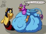 abdominal_bulge ambiguous_gender ambiguous_prey avian female feral feral_pred gryphon gyro_feather gyrotech male male_pred multiple_prey mythological_avian mythological_creature mythology same_size_vore silent_e snake_pony vore