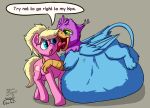 abdominal_bulge ambiguous_gender ambiguous_prey avian earth_pony equid equine female feral feral_pred gryphon gyro_feather gyrotech hasbro horse licking male male_pred mammal multiple_prey my_little_pony mythological_avian mythological_creature mythology pony same_size_vore silent_e tongue vore
