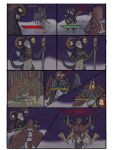 3:4 anthro armor armor_damage avian avian_feet bovid broken_armor butt caprine clothing comic damage_numbers defeated duo elden_ring elden_ring_nightreign english_text falling feet fire fromsoftware game_over gameplay_mechanics goat guardian_(nightreign) gui halberd health_bar hi_res horn libra_creature_of_night looking_down male mammal melee_weapon platformer_death_pose polearm raised_arms spread_butt spread_legs spreading text underwear unknown_artist weapon wings