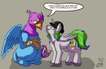 after_vore beak beak_lick clothing duo english_text equid equine feral feral_pred gyro_feather gyrotech hat headgear headwear hi_res horn licking male male_pred mammal mythological_creature mythological_equine mythology silent_e text tongue tree_time vore weight_gain winged_unicorn wings