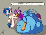 abdominal_bulge ambiguous_gender ambiguous_prey avian english_text equid equine female feral feral_pred gryphon gyro_feather gyrotech male male_pred mammal multiple_prey mythological_avian mythological_creature mythological_equine mythology pegasus same_size_vore silent_e text vore wings