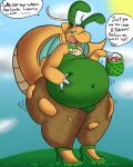 4:5 after_vore anthro bunny_costume clothing costume digestion digestion_noises dirk_(hookaloof) dragonite easter english_text footwear generation_1_pokemon green_clothing green_footwear green_high_heels hi_res high_heels holidays legwear male nintendo pokeball pokemon pokemon_(species) shoes stockings tail text the_hookaloof thick_thighs torn_clothing torn_legwear torn_stockings vore weight_gain wings