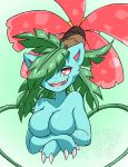  anthro anthrofied big_breasts breasts crossed_arms featureless_breasts female flora_fauna hamsteroftime nintendo nude open_mouth plant pok&eacute;mon pok&eacute;mon_(species) red_eyes scalie simple_background solo teeth venusaur video_games vines white_background 