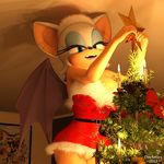  3d_(artwork) anthro big_breasts breasts clothing darkalex digital_media_(artwork) female hi_res pinup pose rouge_the_bat solo sonic_(series) underwear 