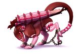  ambiguous_gender ammylin bdsm bondage bound chain dragon feral 