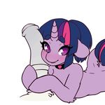  &lt;3 &lt;3_eyes 2018 animal_genitalia animal_penis animated blush duo equine equine_penis female friendship_is_magic hair horn licking looking_at_viewer male mammal medial_ring my_little_pony oral penis penis_lick sex simple_background smile solo_focus tolsticot tongue tongue_out twilight_sparkle_(mlp) unicorn white_background 
