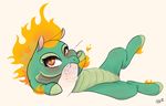  2018 dragon ebvert equine eyelashes fellatio female feral fire hooves horse hybrid longma male male/female mammal oral orange_eyes penis sex simple_background them&#039;s_fightin&#039;_herds tianhuo_(tfh) 