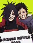  2boys gross male multiple_boys naruto naruto_(series) uchiha_madara uchiha_obito yaoi 