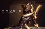  2016 anubis armor cyra1172 deity looking_at_viewer yellow_eyes 