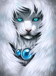  2012 blue_eyes digital_drawing_(artwork) digital_media_(artwork) fur grey_fur grypwolf hair mammal mustelid otter whiskers white_hair 