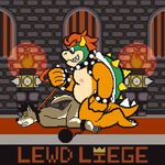  3_toes 5_fingers ahegao all_fours anal animated anthro ass_up beard belly big_dom_small_sub black_hair bowser brown_fur canine castle claws collar erection facial_hair from_behind_(disambiguation) fur hair horn inside kneeling koopa leash lewdliege looking_pleasured lying male male/male mammal mario_bros moan nintendo nipples penis pink_penis raised_tail red_hair scales scalie shell side_view size_difference slightly_chubby spiked_armlet spiked_collar spikes teeth toes video_games white_fur yellow_scales 