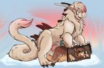 anal anthro bdsm bondage bound dragon duo feral feral_domination forced from_behind_position fur furred_dragon gaytor knot male male/male mammal navos rape sex size_difference stocks tongue tongue_out whitefeathersrain 