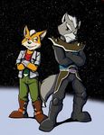  cirruskitfox duo fox_mccloud nintendo space star_fox video_games wolf_o&#039;donnell 