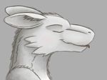  2018 ambiguous_gender anthro digital_media_(artwork) digitial_drawing_(artwork) dragon eyes_closed fur furred_dragon getacednoob headshot inner_ear_fluff monochrome simple_background smile solo tongue tongue_out 