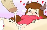  &lt;3 &lt;3_eyes 2017 2018 5_fingers after_sex anthro bedroom_eyes belisssyma blush bottomless breasts brown_hair caprine chun-ni clitoris clothed clothing cum cum_in_pussy cum_inside digital_media_(artwork) disembodied_penis duo erection eyelashes female goat hair half-closed_eyes hi_res horn long_hair male male/female mammal mature_female miracle_star mother nipples panties panties_around_one_leg panting parent penis pussy seductive simple_background spread_legs spreading underwear underwear_around_one_leg vaginal 