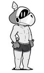  anthro armor bulge clothing helmet koopa male mario_bros nintendo sail_(artist) scalie solo underwear video_games 