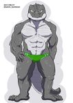  clothed clothing kelvin_kombinat male reptile scalie solo swimswit tagme topless ケルビン@リアルは地獄 