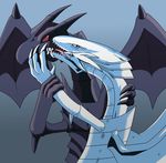  blue-eyes_white_dragon blue_eyes burume claws dragon red-eyes_black_dragon red_eyes scalie sfbwd sharp_teeth teeth yu-gi-oh ぶるめ 