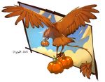  2015 avian bird brown_feathers digital_drawing_(artwork) digital_media_(artwork) feathered_wings feathers feral grypwolf owl solo wings 