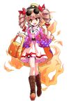  :d alphes_(style) antinomy_of_common_flowers bag black_hat boots bow bracelet brown_footwear dairi diamond_(symbol) dress drill_hair earrings eyebrows eyebrows_visible_through_hair eyewear_on_head fire flat_chest full_body gem hair_bow hair_ribbon handbag hat hat_bow head_tilt holding holding_bag jacket jewelry light_brown_hair long_hair long_sleeves looking_at_viewer necklace open_clothes open_jacket open_mouth orange_eyes parody pendant purple_jacket red_bow red_ribbon ribbon ring smile solo style_parody sunglasses top_hat touhou transparent_background tsurime turtleneck twin_drills walking white_bow white_dress wide_sleeves yorigami_jo'on 