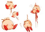  ambiguous_gender blood blush bound death disembowelment eyes_closed gore impalement intestines japanese_text kirby kirby_(series) knife melee_weapon nintendo one_eye_closed rope sad scared sweat sword text translation_request video_games waddling_head weapon what why wink 