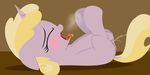  anus blonde_hair blush cub dinky_hooves_(mlp) dtcx97 ejaculation equine female feral friendship_is_magic hair hi_res horn lying mammal masturbation multicolored_hair my_little_pony open_mouth orgasm pussy pussy_ejaculation pussy_juice saliva solo tongue tongue_out two_tone_hair unicorn vaginal vaginal_masturbation young 