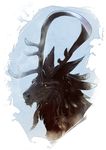  2016 amber_eyes ambiguous_gender antlers digital_drawing_(artwork) digital_media_(artwork) grypwolf horn 