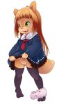  alpha_channel anthro b-ern bottomless breasts clothed clothing cub female flat_chested green_eyes legwear mammal open_mouth panties panties_around_one_leg panties_down pussy rocketgirl rodent school_uniform solo squirrel stockings thigh_highs underwear underwear_around_one_leg uniform young 