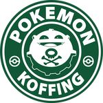  absurd_res alpha_channel digital_media_(artwork) fangs green_and_white hi_res koffing logo monochrome nintendo open_mouth open_smile parody pok&eacute;mon pok&eacute;mon_(species) simple_background smile solo starbucks the8bither0 transparent_background video_games 