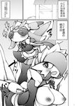  ambiguous_penetration anthro areola blush breasts clothing comic embarrassed female gardevoir hair hair_over_eye human human_on_humanoid humanoid ikanomaru interspecies japanese_text legwear lurantis maid_hat maid_uniform male male/female male_penetrating mammal nintendo nipples nude open_mouth penetration penis pok&eacute;mon pok&eacute;mon_(species) pok&eacute;philia sex text thigh_highs translation_request uniform video_games 