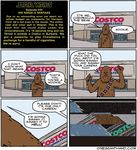  angry anthro chewbacca comic costco english_text humor mammal onegianthand speech_bubble star_wars store_front text wookiee 