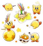  ? balancing ball blue_eyes blush crossover cute derp_eyes eyes_closed hair happy kirby kirby_(series) koopa koopaling lemmy_koopa lying mario_bros multicolored_hair nintendo open_mouth scalie shell simple_background sleeping star tattoo tongue tongue_out video_games waddling_head white_background 