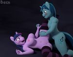  2018 3d_(artwork) abstract_background animal_genitalia anthro bacn balls blush breasts clothing cutie_mark digital_media_(artwork) duo equine erection female friendship_is_magic hair hand_holding horn legwear lying male male/female male_penetrating mammal missionary_position my_little_pony nipples nude on_back open_mouth penetration penis pussy sex simple_background smile spread_legs spreading twilight_sparkle_(mlp) unicorn vaginal vaginal_penetration 