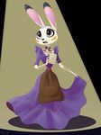  2017 bone buckteeth clothing coco_(pixar) collar day_of_the_dead death dipstick_ears disney dress female imelda_rivera judy_hopps lagomorph makeup mammal parody purple_eyes rabbit singing skeleton skeletonguys-and-ragdolls solo teeth zootopia 