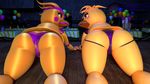  3d_(artwork) absurd_res animatronic breasts butt chica_(fnaf) clothing digital_media_(artwork) female five_nights_at_freddy&#039;s five_nights_at_freddy&#039;s_2 hi_res machine robot sonic-mj toy_chica_(fnaf) video_games 